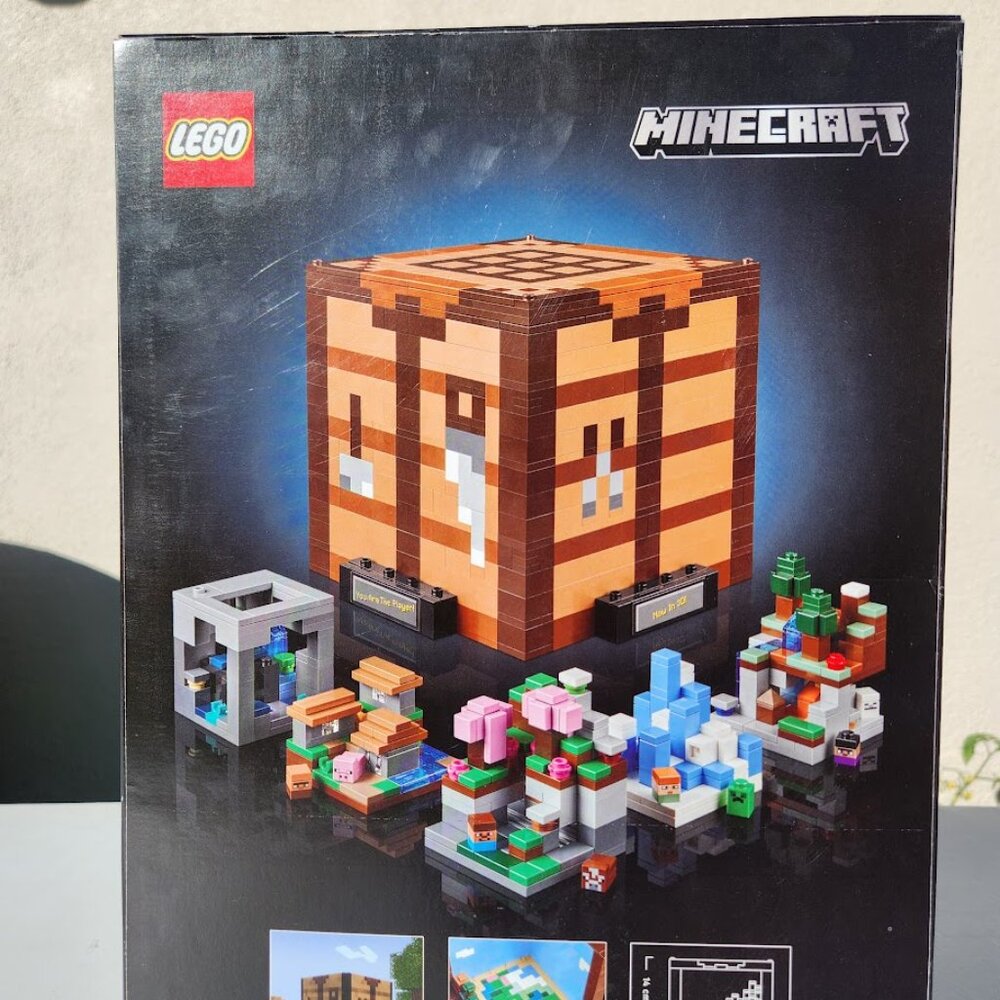 New LEGO Minecraft Crafting Table Toy Building Set 21265 Minecraft Figures, Mobs - Picture 6 of 15